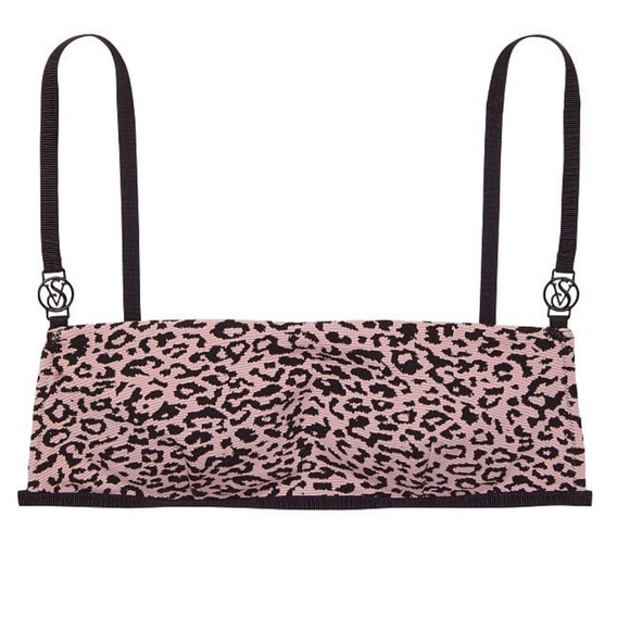 VS Leopard Wild wanderer bralette swim top XL or XXL NWT - Picture 3 of 4